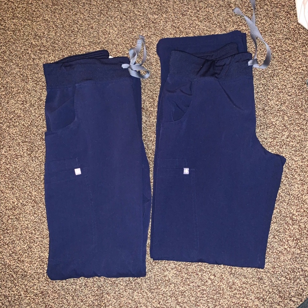 Navy figs scrub pants kade XS